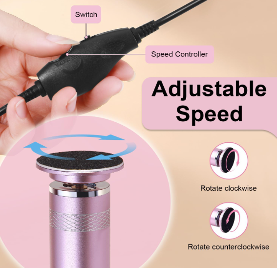 Smooth Steps Feet Callus Remover | 30 FREE Sandpaper disks included