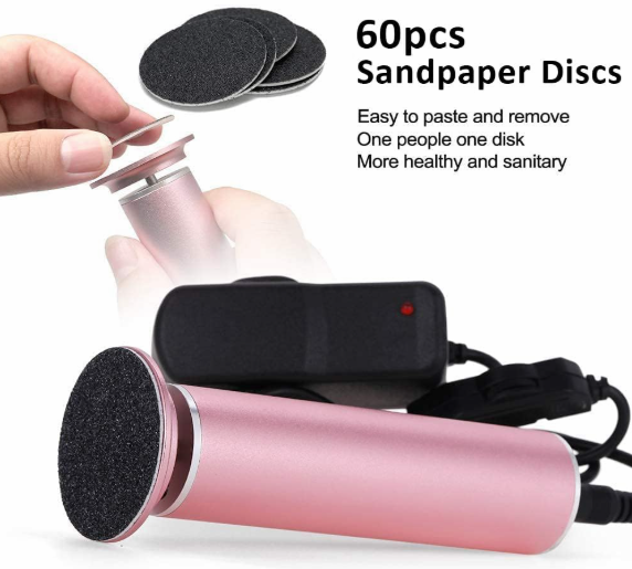 Smooth Steps Feet Callus Remover | 30 FREE Sandpaper disks included