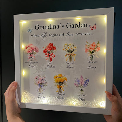 Mother's Garden Flower Light Box