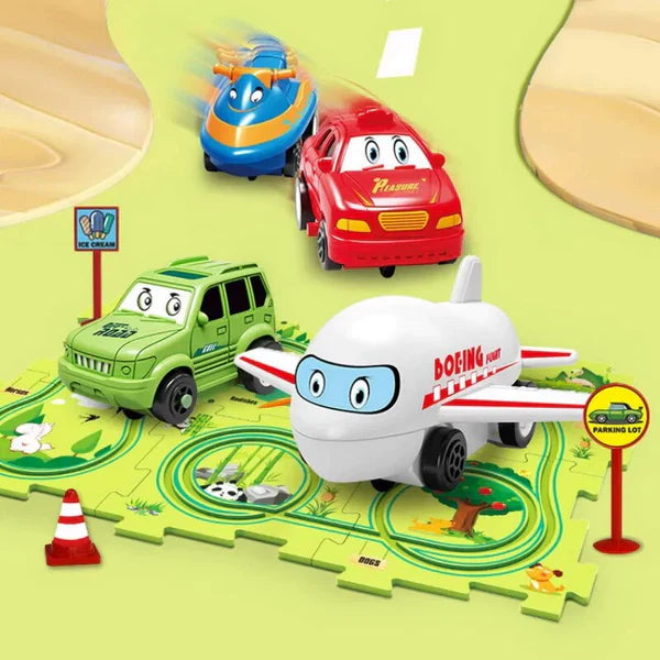 PuzzleRacer Learning Car Track Set