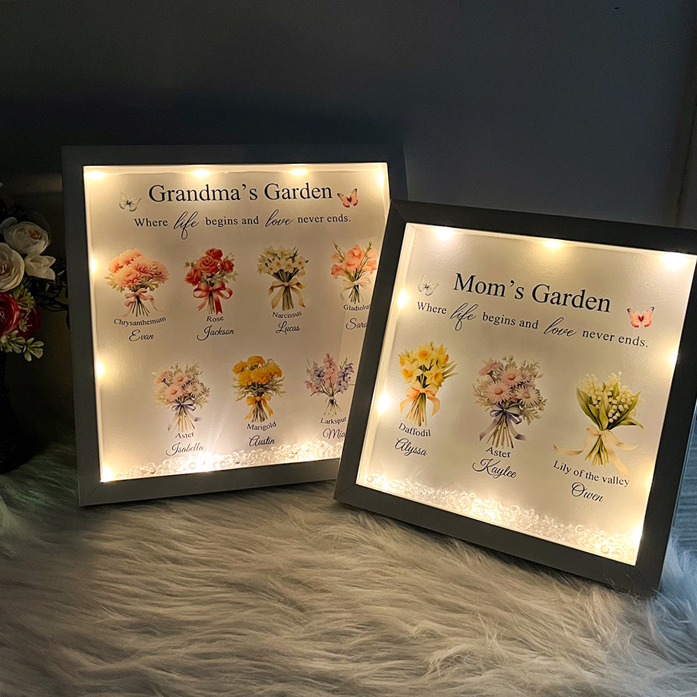 Mother's Garden Flower Light Box