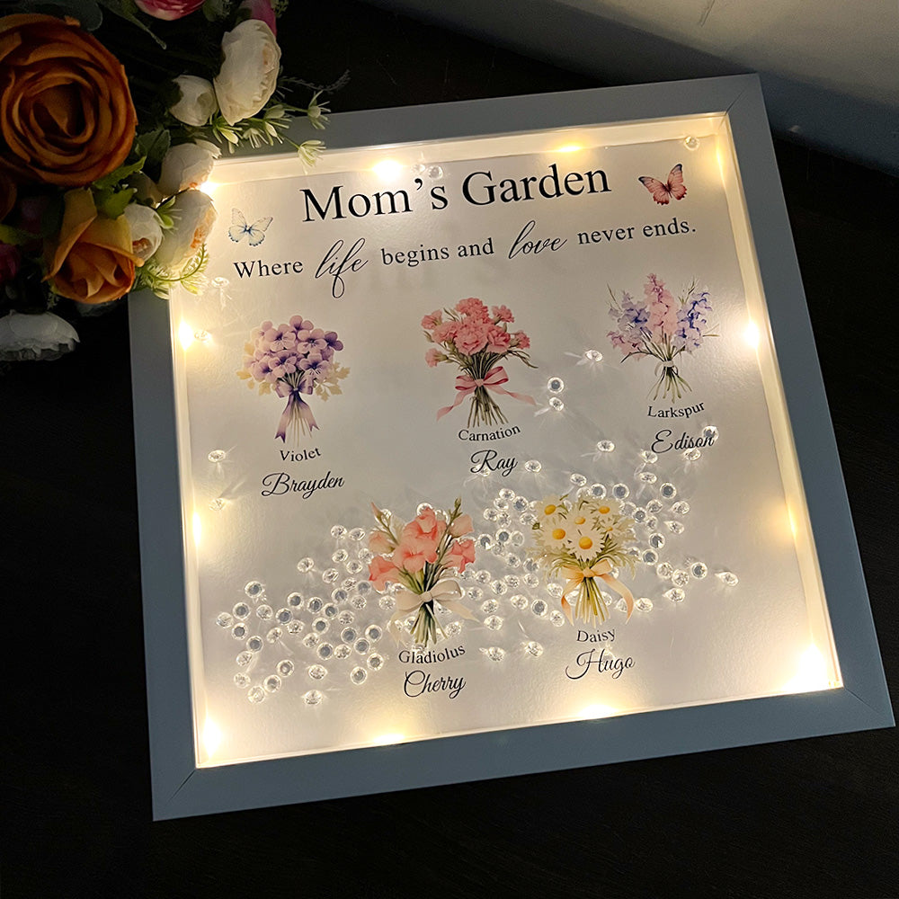 Mother's Garden Flower Light Box