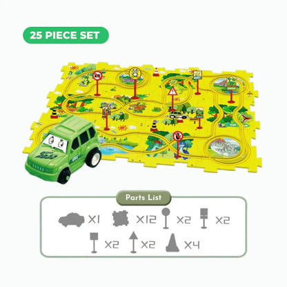 PuzzleRacer Learning Car Track Set