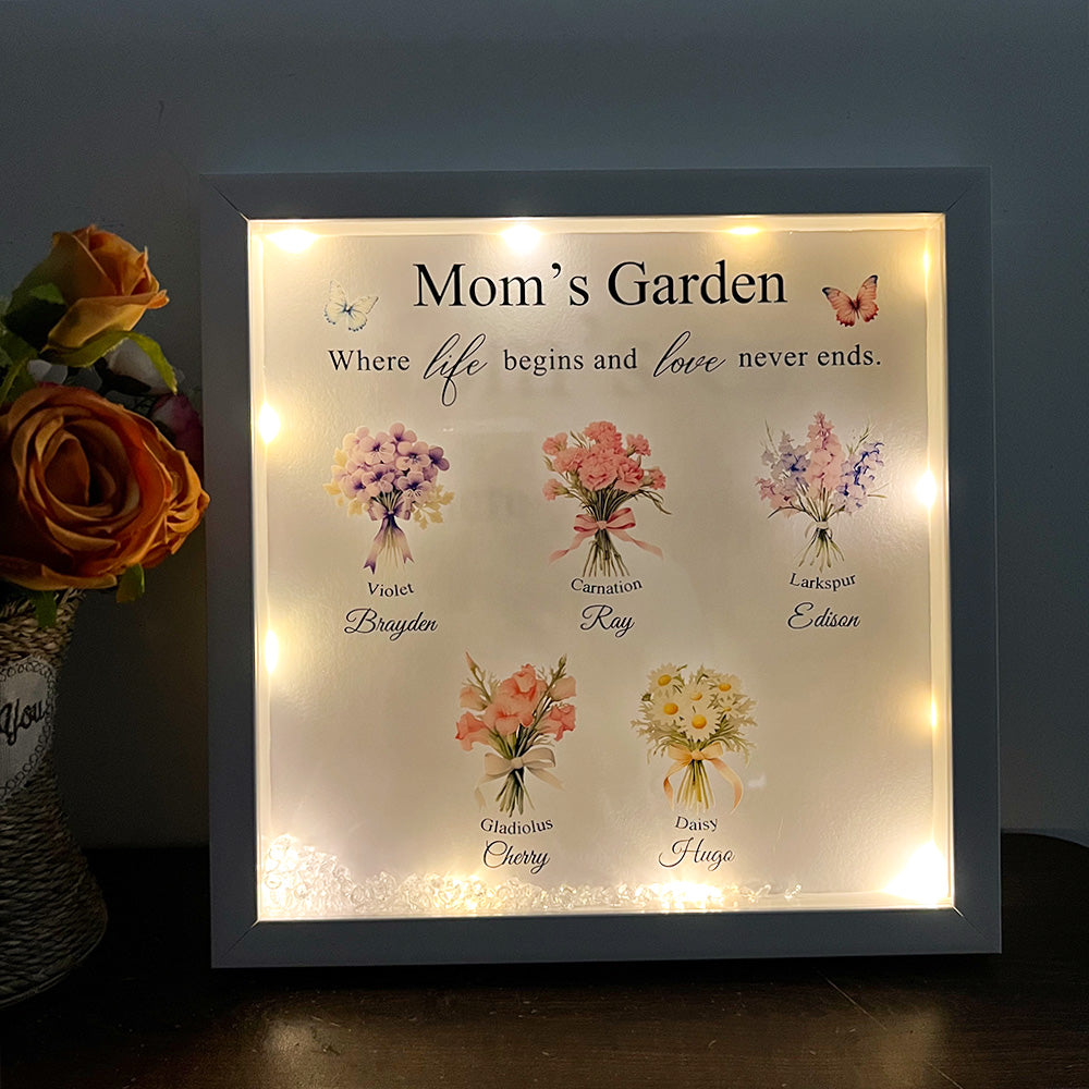 Mother's Garden Flower Light Box