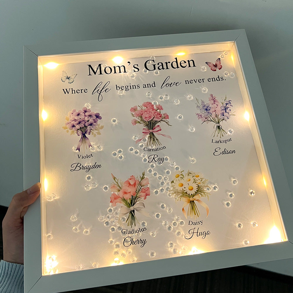 Mother's Garden Flower Light Box