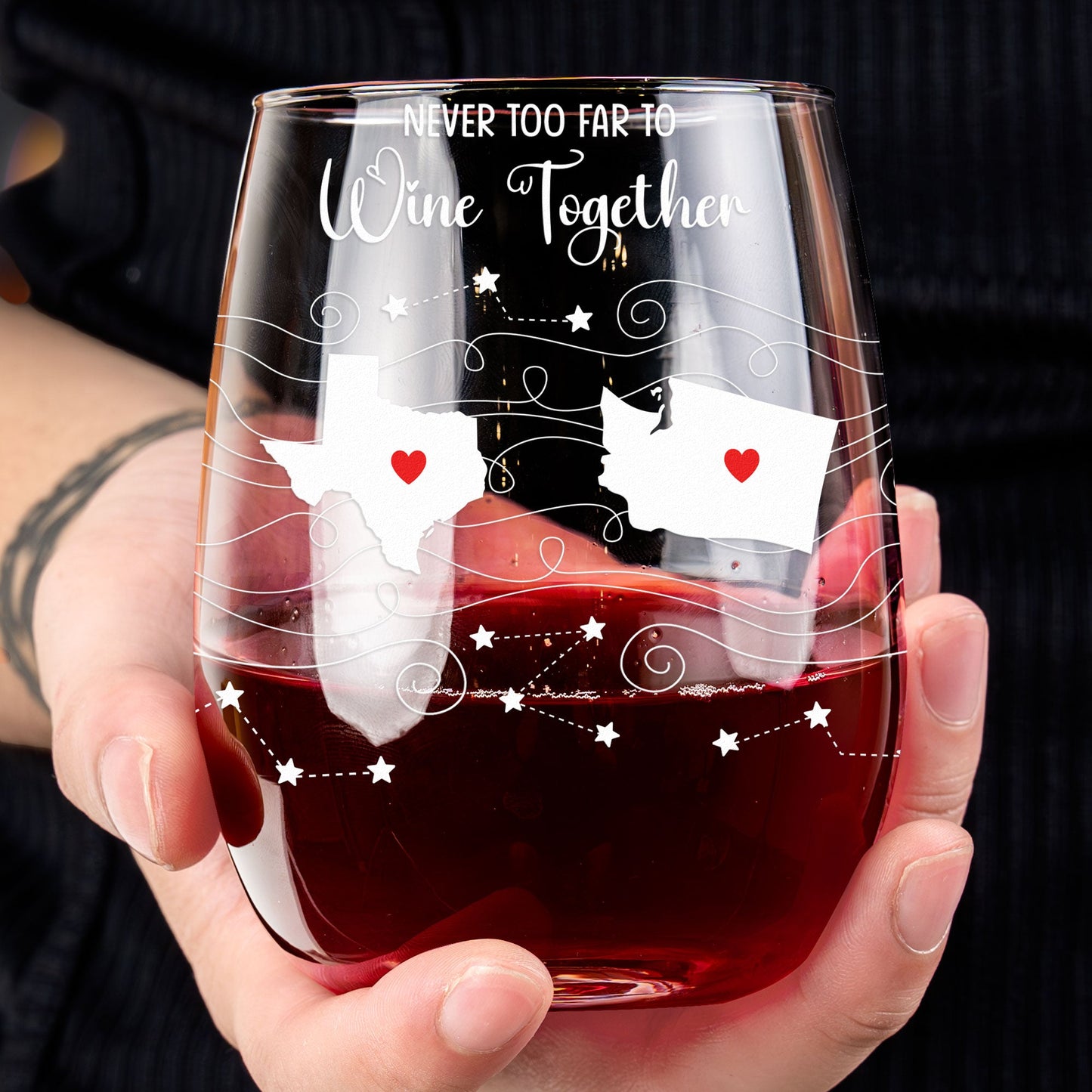 Heartfelt Connection Wine Glasses